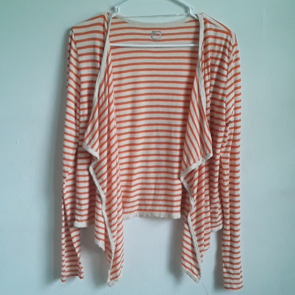 jcpenney Jackets & Blazers - ❤ JCP Open Front Cardigan Orange White